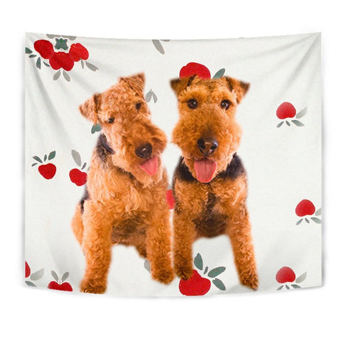 Welsh Terrier Print Tapestry-Free Shipping