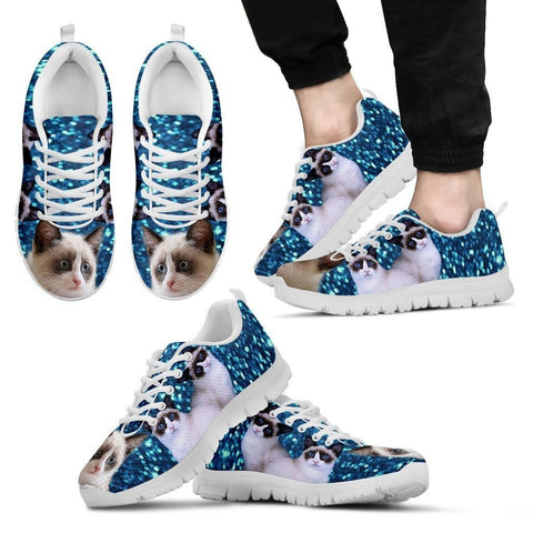 Snowshoe cat (Black/White) Running Shoes For Men-Free Shipping Limited Edition