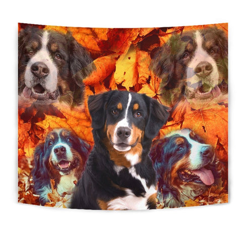 Bernese Mountain Dog Print Tapestry-Free Shipping