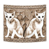 Oriental Shorthair Cat Print Tapestry-Free Shipping