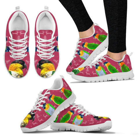 Caique Parrot Christmas Running Shoes For Women- Free Shipping