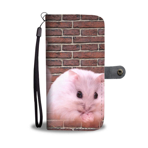 Cute Chinese Hamster Print Wallet Case-Free Shipping