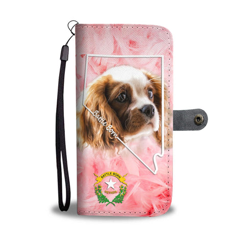 Cavalier King Charles Spaniel Print Wallet Case-Free Shipping-NV State