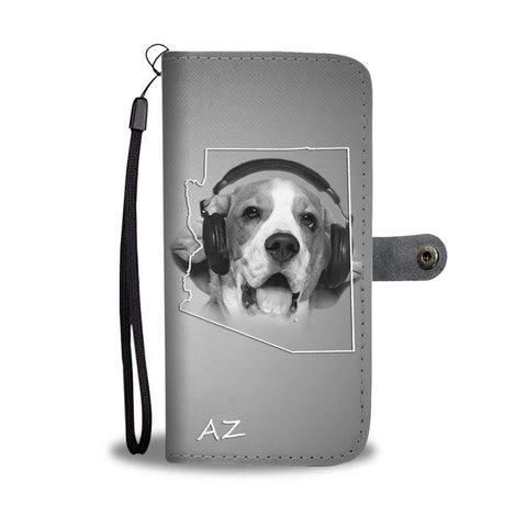 Beagle Dog Print Wallet Case- Free Shipping-AZ State