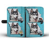 Siberian Husky Print Wallet Case-Free Shipping-MO State