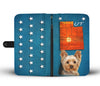 Yorkshire Terrier Print Wallet Case-Free Shipping-UT State