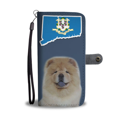 Chow Chow Print Wallet Case-Free Shipping-CT State