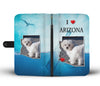 Lovely Maltese Dog Print Wallet Case-Free Shipping-AZ State