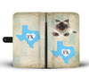 Himalayan Cat Print Wallet Case-Free Shipping-TX State