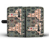 Boxer Dog Pattern Print Wallet Case-Free Shipping-NY State