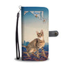 Savannah cat Print Wallet Case-Free Shipping-MD State