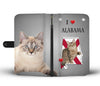 American Bobtail Cat Print Wallet Case-Free Shipping-AL State