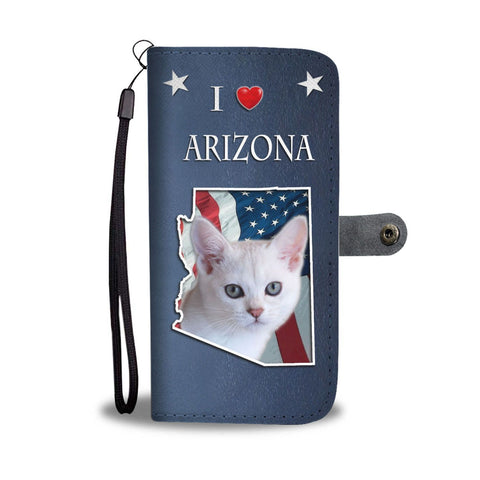 Cute Burmilla Cat Print Wallet Case-Free Shipping-AZ State