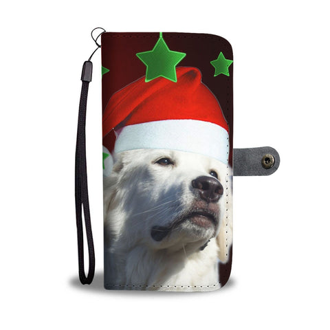 Great Pyrenees On Christmas Print Wallet Case-Free Shipping