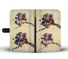 German Longhair Dog Print Wallet Case-Free Shipping-AK State