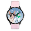 Cornish Rex Cat Texas Christmas Special Wrist Watch-Free Shipping