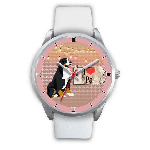 Bernese Mountain Dog Pennsylvania Christmas Special Wrist Watch-Free Shipping
