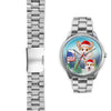 Pembroke Welsh Corgi Alabama Christmas Wrist Watch-Free Shipping