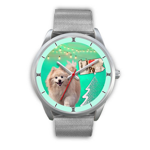 Cute Pomeranian Dog Pennsylvania Christmas Special Wrist Watch-Free Shipping