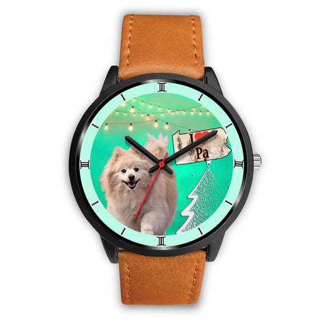 Pomeranian Dog Pennsylvania Christmas Special Wrist Watch-Free Shipping