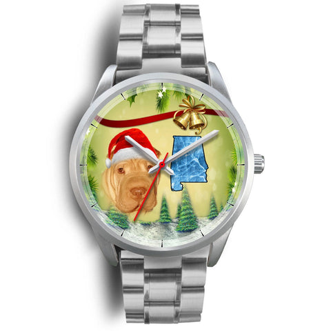Shar Pei Alabama Christmas Special Wrist Watch-Free Shipping