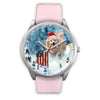 Pomeranian Dog Arizona Christmas Special Wrist Watch-Free Shipping
