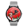Brittany Dog Alabama Christmas Special Wrist Watch-Free Shipping