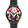 Bernese Mountain Dog Colorado Christmas Special Wrist Watch-Free Shipping