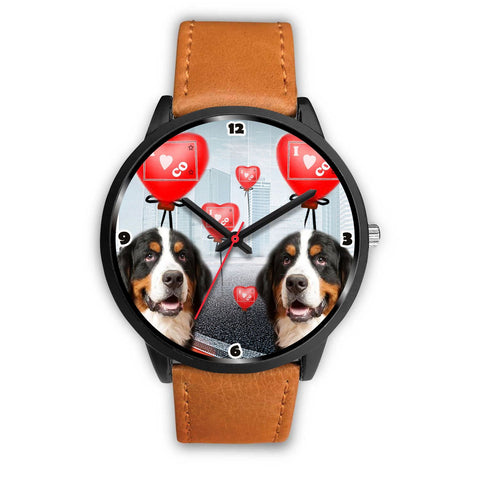 Bernese Mountain Dog Colorado Christmas Special Wrist Watch-Free Shipping