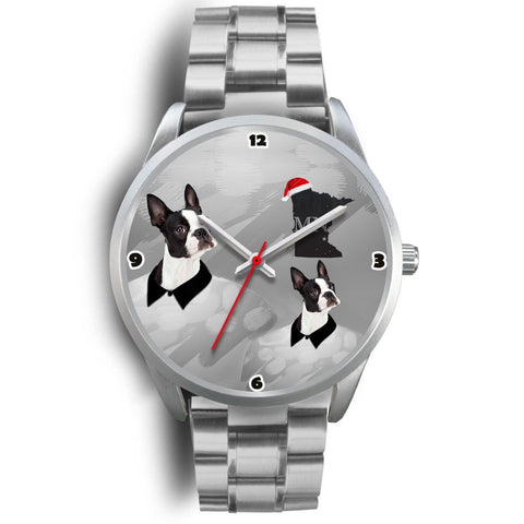 Boston Terrier Minnesota Christmas Special Wrist Watch-Free Shipping
