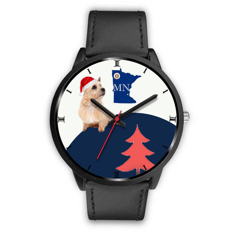Norwich Terrier Minnesota Christmas Special Wrist Watch-Free Shipping