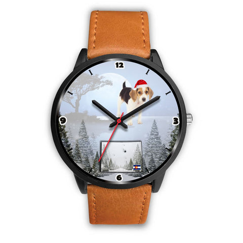 Beagle Dog Colorado Christmas Special Wrist Watch-Free Shipping