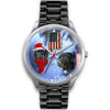 Black Labrador Retriever Alabama Christmas Special Wrist Watch-Free Shipping