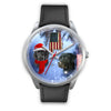 Black Labrador Retriever Alabama Christmas Special Wrist Watch-Free Shipping