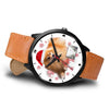 Pomeranian Dog Colorado Christmas Special Wrist Watch-Free Shipping
