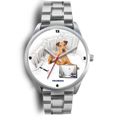 Irish Terrier Colorado Christmas Special Wrist Watch-Free Shipping