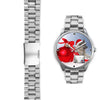 Norwegian Elkhound Dog Colorado Christmas Special Wrist Watch-Free Shipping