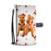 Cute Welsh Terrier Dog Print Wallet Case-Free Shipping