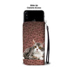 Lovely American Wirehair Cat Print Wallet Case-Free Shipping