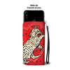 Ocicat in heart Print On Red Wallet Case-Free Shipping