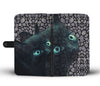 Amazing Ojos Azules Cat Print Wallet Case-Free Shipping