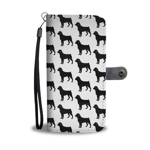 Amazing Rottweiler Dog Pattern Print Wallet Case-Free Shipping