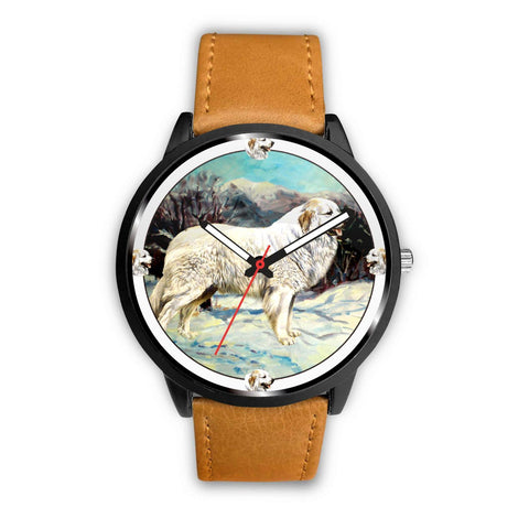 Great Pyrenees Dog Art Print Wrist watch - Free Shipping