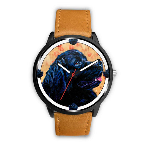 Newfoundland Dog Art Print Wrist watch - Free Shipping