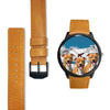 Laughing American Staffordshire Terrier Print Wrist Watch - Free Shipping