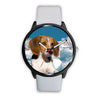 Cute American Foxhound Dog Print Wrist Watch - Free Shipping