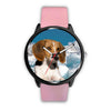 Cute American Foxhound Dog Print Wrist Watch - Free Shipping