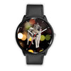 Amazing Norwegian Elkhound Print Wrist Watch-Free Shipping