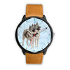 Norwegian Elkhound dog Print Wrist Watch-Free Shipping