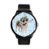 Norwegian Elkhound dog Print Wrist Watch-Free Shipping
